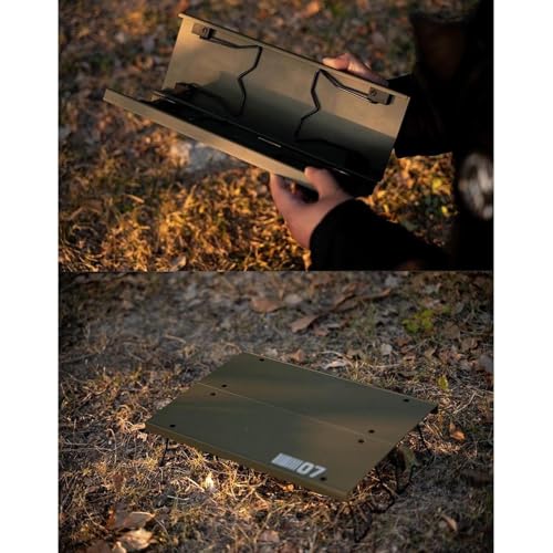 Table de camping repliable en aluminium léger pour repas en extérieur - 8