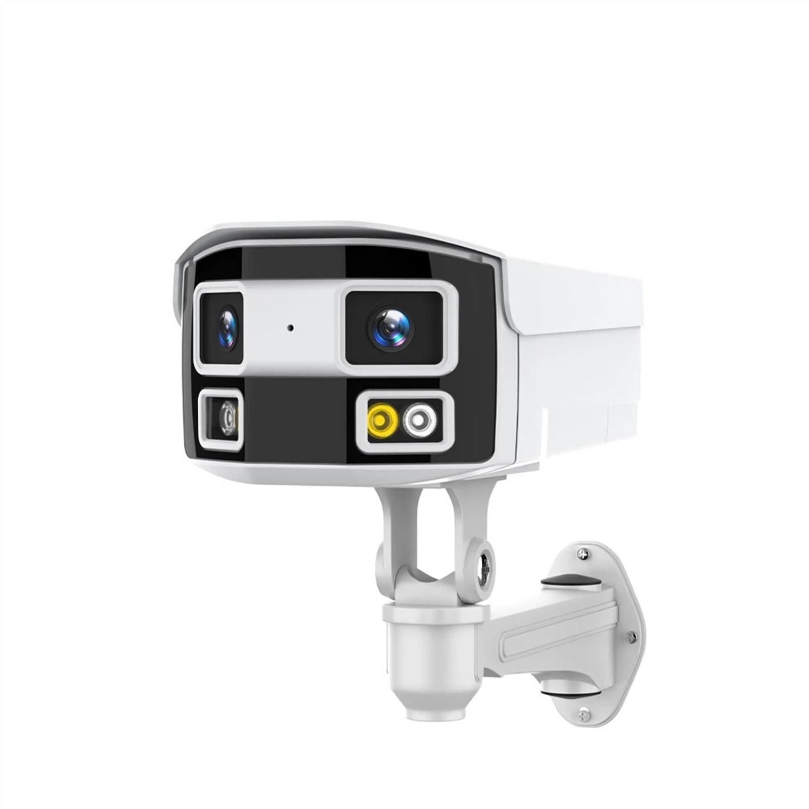 CVFRDD 8MP 180° Dual Lens IP Camera 2K 4MP POE Panoramic Security Camera 4K Human Detection Bullet Camera Outdoor Surveillance NVR(4MP POE Camera)