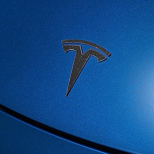 Image of IPG Compatible with Model Y Decal (8 Logo Set) Stickers Set Personalize Your Vehicle (Glitter-Black)