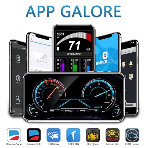 Image of Vgate iCar Pro 2S Bluetooth OBD2 Code Reader BLE 5.2 OBD2 Scanner OBDII Fault Diagnostic Scan Tool for iPhone, iOS, Android, and Windows - [Upgraded Version of iCar Pro]