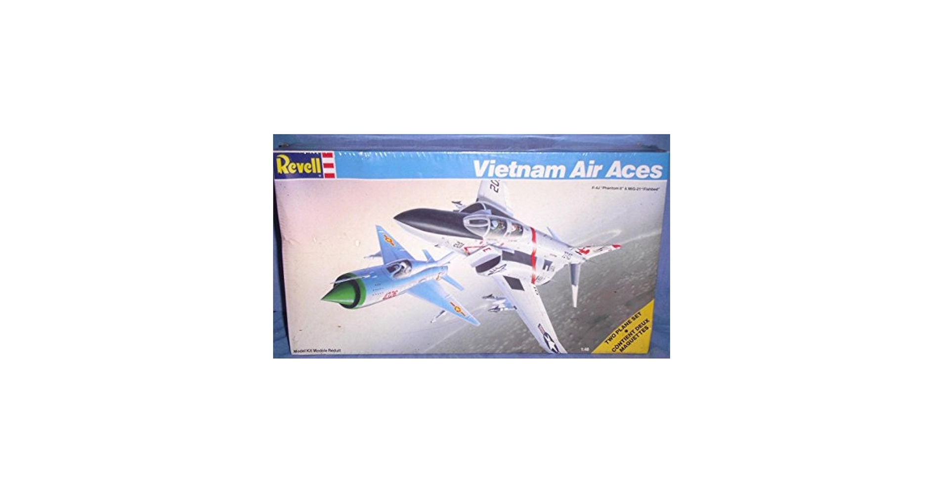 RevellベトナムAir Aces F - 4eファントムII &amp;ミグMig - 21?1?/ 48スケールヴィンテージ1987モデルキットセット z2zed1b Amazon | RevellベトナムAir Aces F - 4eファントムII &ミグMig