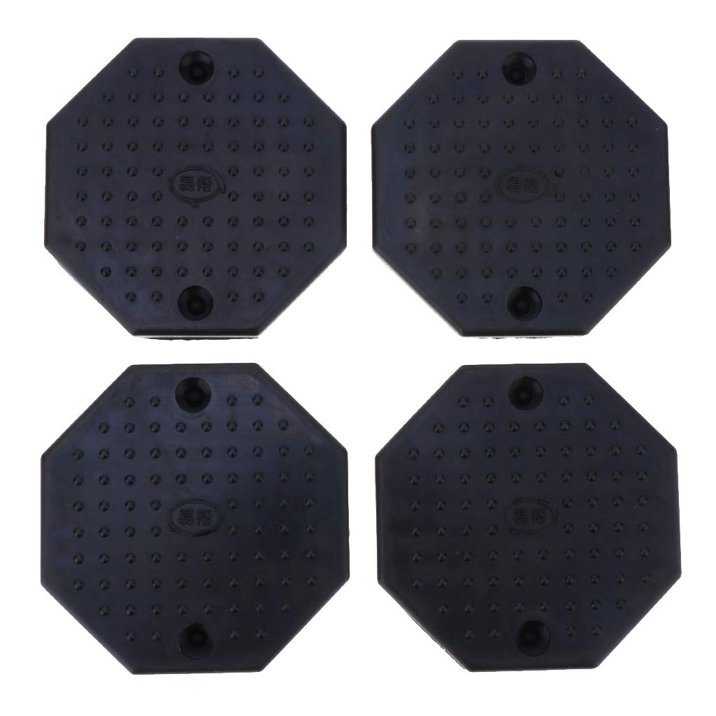 MYADDICTION 4PCS Heavy Duty Rubber Car Lift Arm Pads Equipment Kit Black Octagon-picture-34