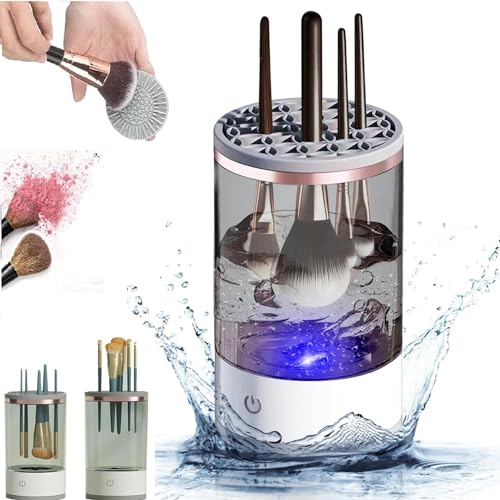 Nettoyage pinceaux maquillage automatique : nettoyez et stérilisez sans perdre de temps