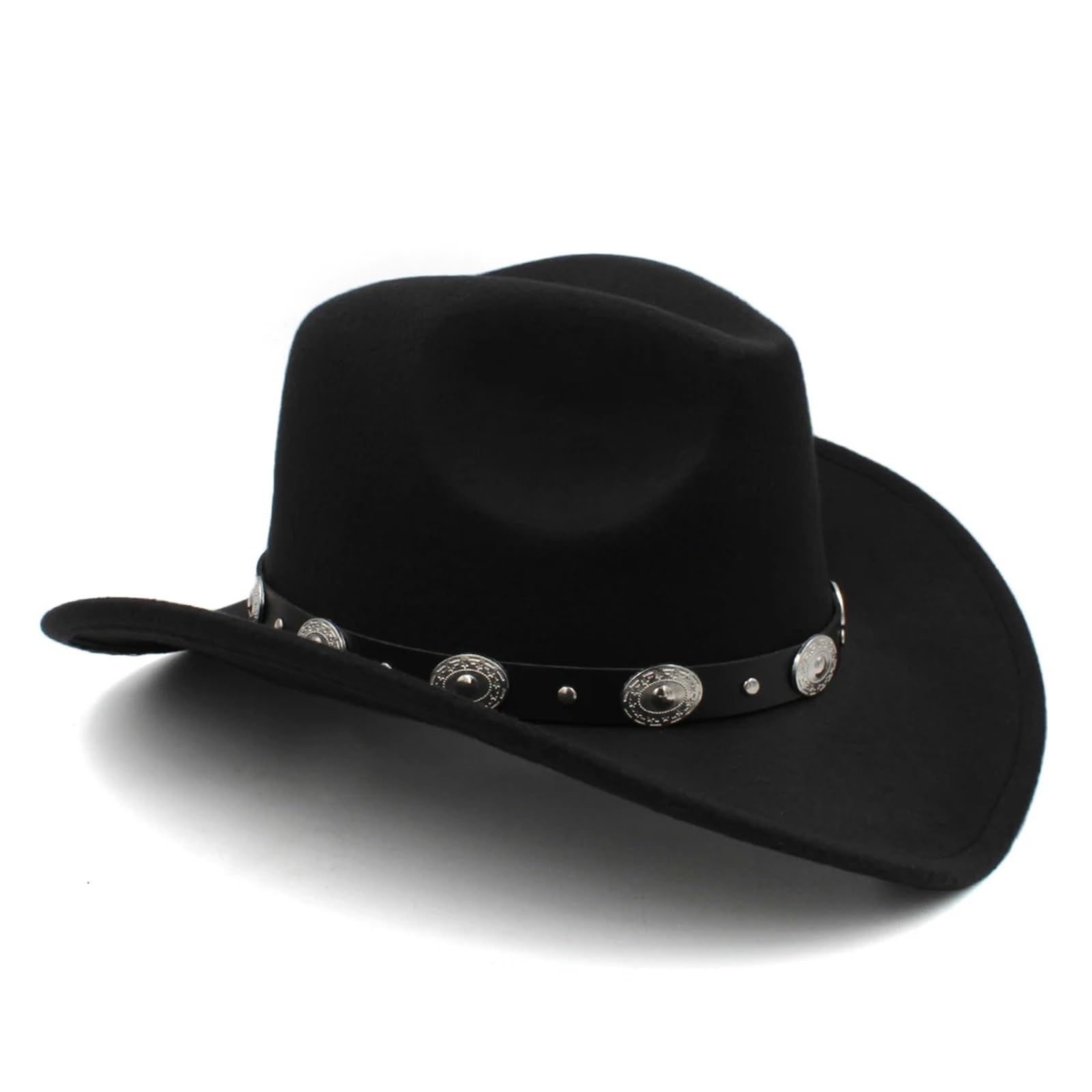 Cappello Cowboy Cappelli da Cowboy Uomo e Donna, a Tesa Larga, Panama, Fedora, Trilby, Jazz, Sombrero, Viaggi Feste