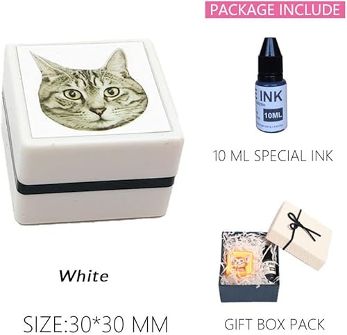 Miniatura 7 de Sello personalizado para retratos de mascotas, retratos de animales personalizados, sello de retrato de mascota personalizado, sello de retrato de