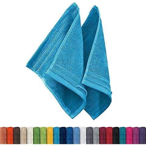 Erwin Müller Seiftuch Heidelberg 2er- Pack 100% Baumwolle türkis Größe 30x30 cm Cover