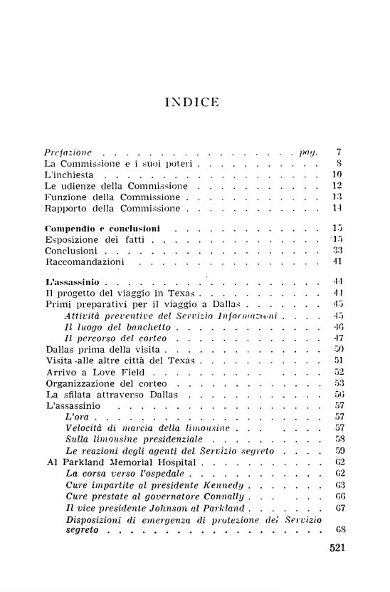 Rapporto Warren sull'assassinio di Kennedy