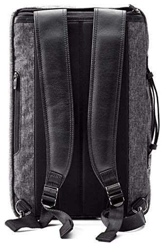 Hook And Albert Melange Fabric 3-Way Carryall, Grey (Grey) #TOP4