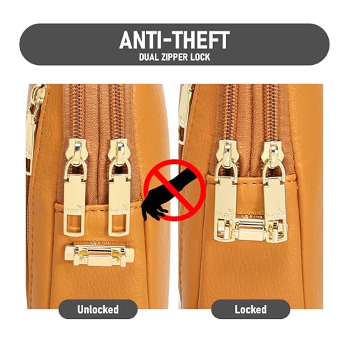 Image of INICAT Lightweight Small Crossbody Sling Bag for Women | Mini Travel Purse,Multi-pocket with Card Slots,Durable Vegan Leather,Everyday Carry