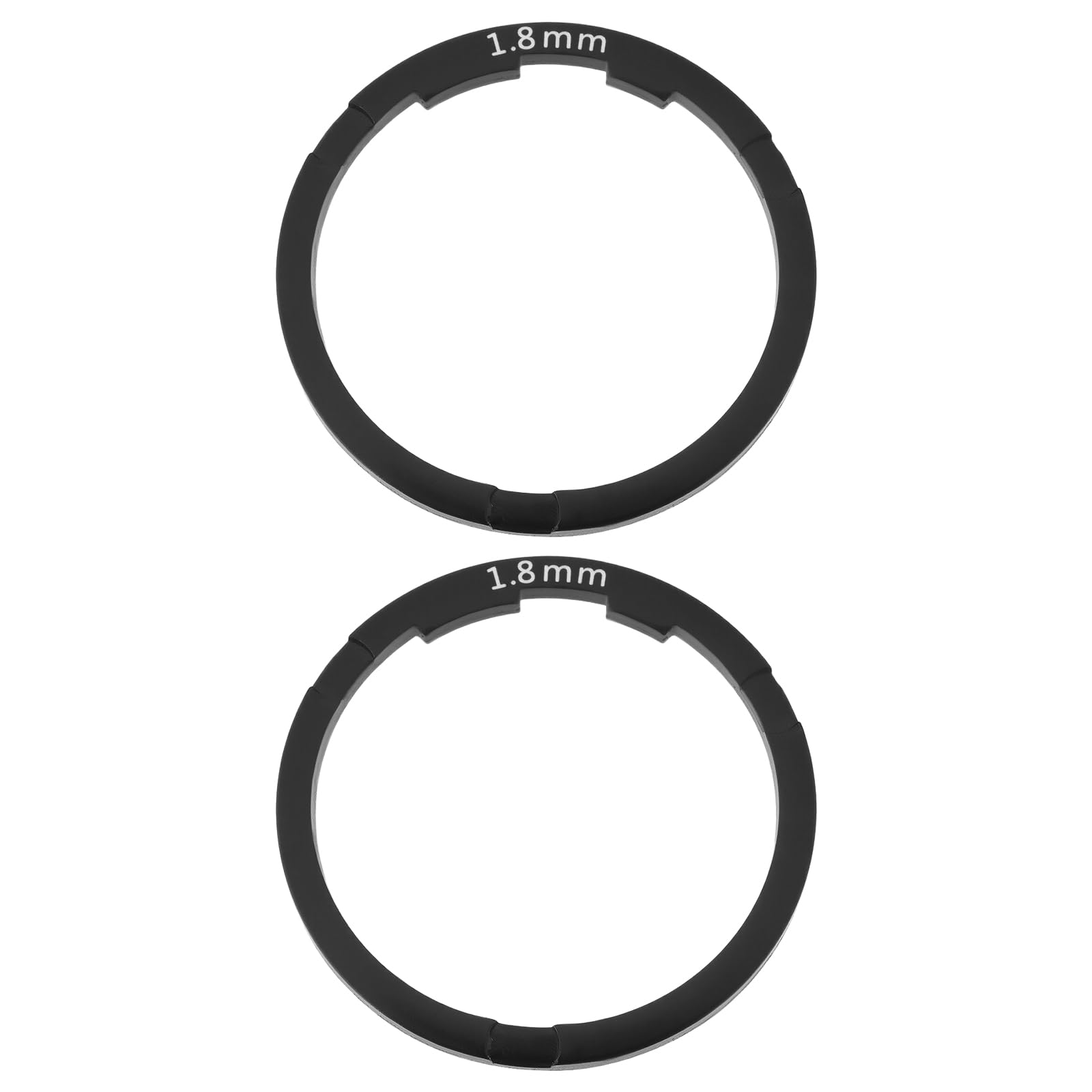 Briny River 2PCS 1.8mm Freehub Spacer Black Compatible with10 Speed Cassette 11 Speed Freehub Bicycle