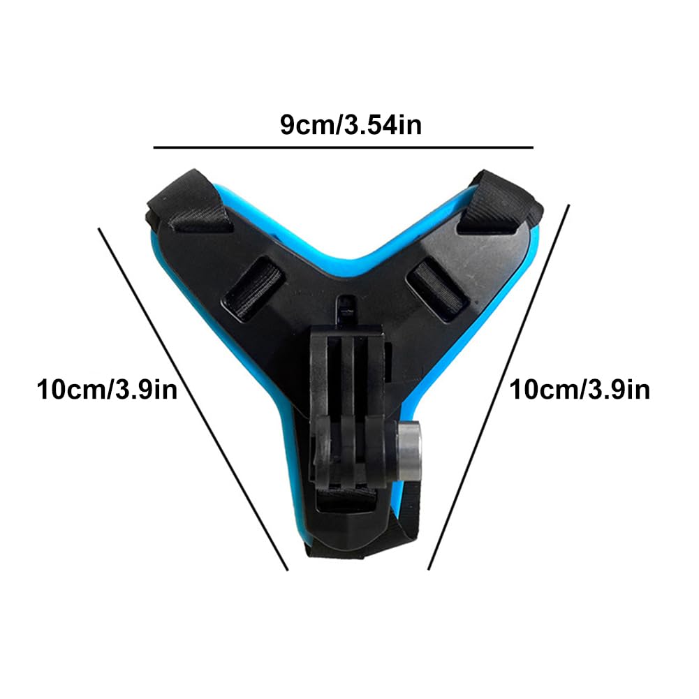 Support Menton Pour Casque Moto - Avec Clip Téléphone Et Télécommande, Compatible Caméras Sport, Fixation Stable