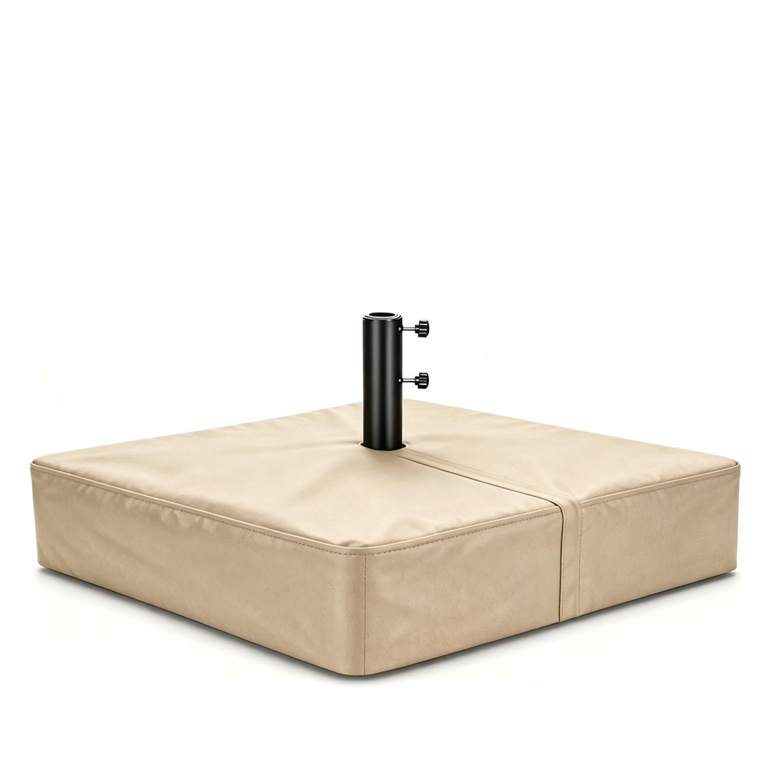 Patio Umbrella Base Cover Heavy Duty Polyester Weather-Resistant Waterproof Outdoor Cantilever Umbrella Stand Base Cover 36"L x 36"W x 8.5"H Anti-UV Anti-Fade Outside Square Umbrella Base Covers,Beige