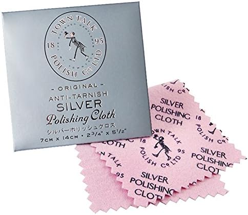 Amazon So0073 ブランド名 2pieces シルバーアクセサリークリーナー シルバー磨き布 ダスター 銀磨き タウントークポリッシュ社製 クリーニング ケア用品 通販