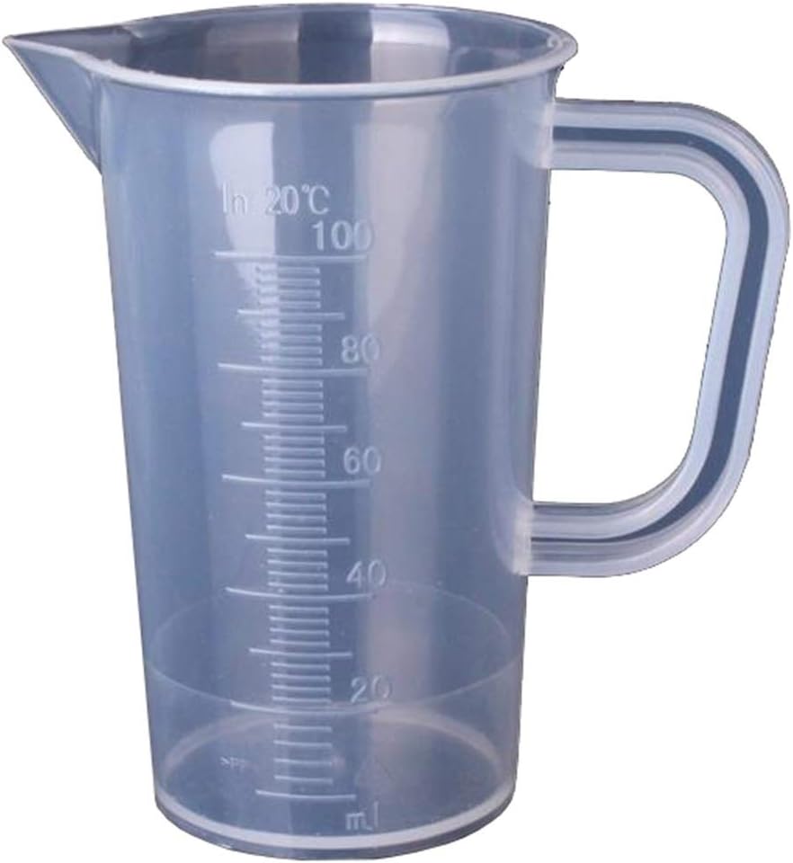 Measuring Cup, With Scale Used For Liquid With Powder Measuring Transparent Plastic Heat Resistant Sturdy (Size : 100ml) ()