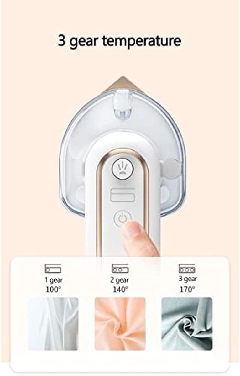 USB Iron Travel DIY Craft Business Travel Iron Travel Cordless Iron Mini Portable Iron Rechargeable 360 Degree All-Round Ironing Machine 160W