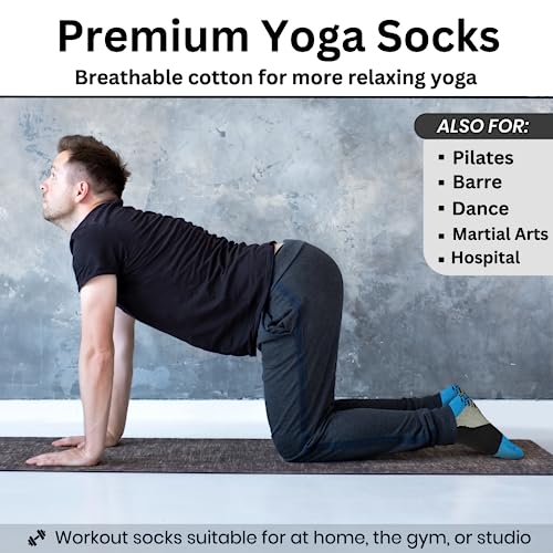 Vive Non-Slip Grip Socks (2 Pairs) - Slipper Socks For Women, Men - Anti-Slip Gripper Socks For Hospital, Yoga, Pilates, Ballet, Barre #TOP1