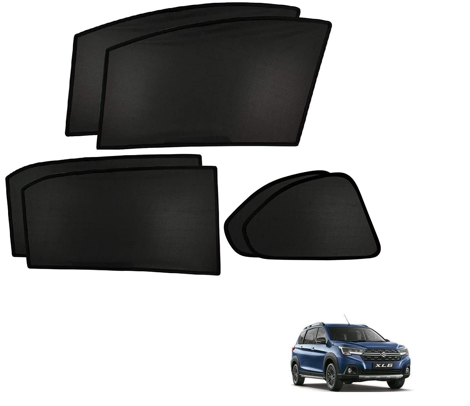Auto Addict Fix Car Window Sunshades (Side Windows,Non Magnetic) for Maruti Suzuki XL6-image-34
