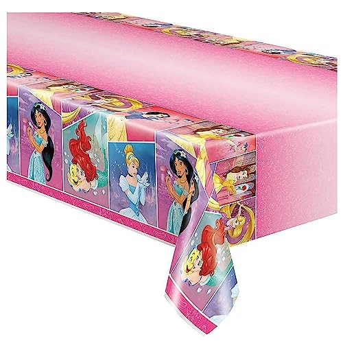 Unique Plastic Disney Princess Table Cover 54 x 84 1 Ct.