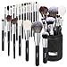 Bueart Design Collector's Edition Pro makeup Artist 22Pcs Deluxe Real Goat Hair Horse hair Makeup Brushes Set with Holder Case