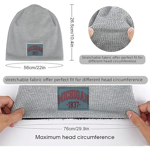 Bonnet en maille gaufrée doux et agréable au toucher doublé - 3