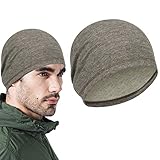 ✅ 【Am besten geeignete Größe】Eine Größe passt für die meisten Menschen und ist für einen Kopfumfang von 55 bis 65 cm geeignet, ohne sich eng anzufühlen. Dieser Hut hat ein hohes Maß an Atmungsaktivität und Schnelltrocknungsfunktion und reguliert gleichzeitig überschüssige Feuchtigkeit. Weich, warm und atmungsaktiv.