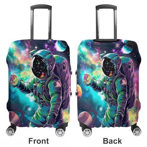 Planet Astronaut Travel Suitcase Protector Luggage Cover Protective Washable Anti-scratch Baggage Cover3