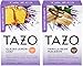 Tazo Dessert Inspired Flavored Tea 2 Flavor Variety Bundle, (1) each: Glazed Lemon Loaf and Vanilla Bean Macaron (15 Count)