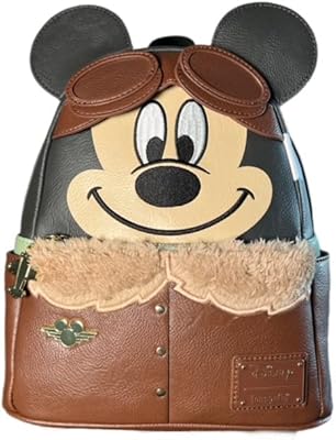 Aviator Mickey Double Strap Shoulder Bag