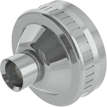 Albion Engineering 426-G01 2" Threaded Steel Front Cap for Standard Metal Nozzles