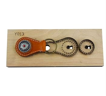 At Last ＆ Co key ring Amazon.com: WellieSTR (L: 46x72mm) 1 Set leather cutting die