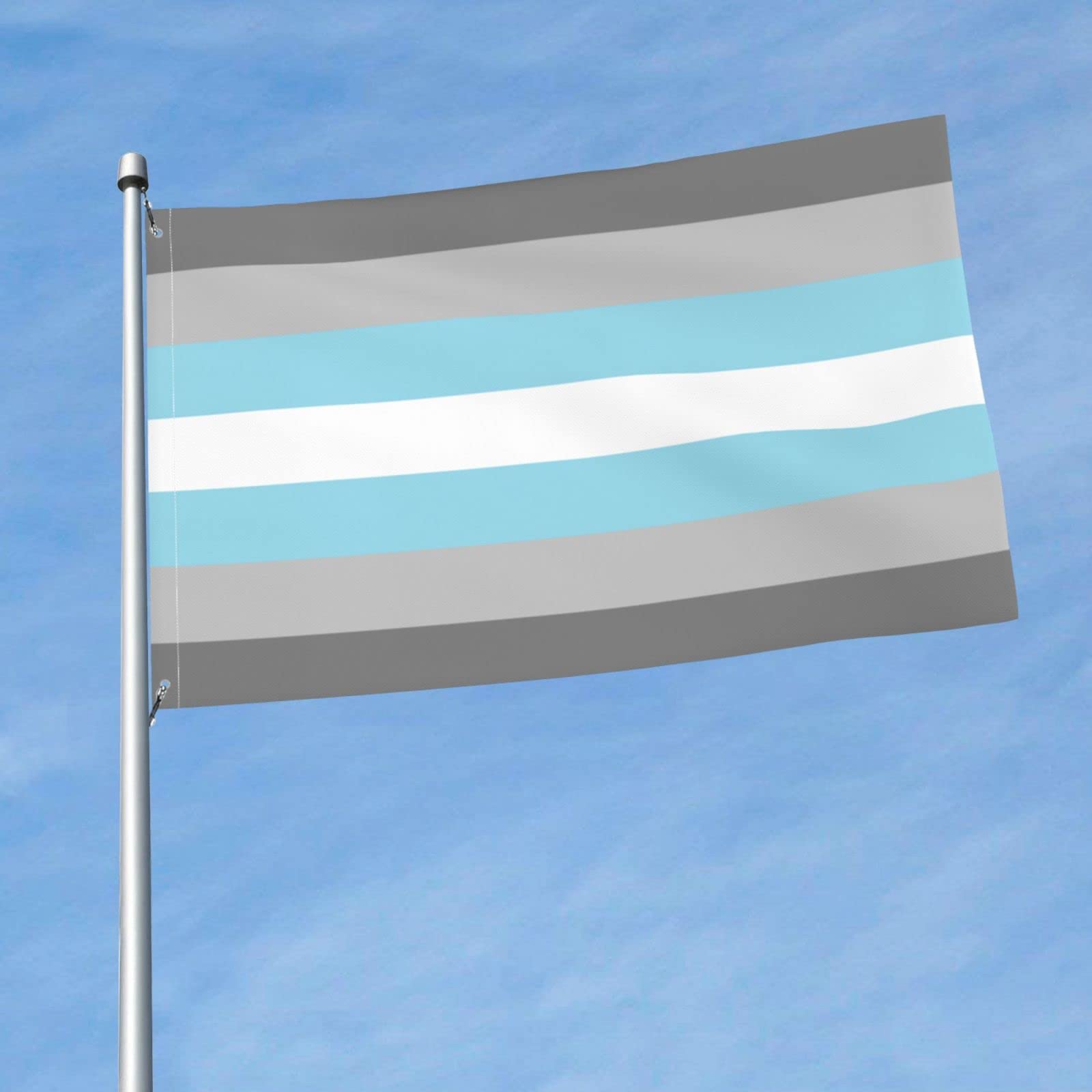 Abucaky Sonne & Mond Flagge | 90 X 152 Cm, Polyester, Wetterfest | Für Garten, Terrasse, Balkon | Doppelseitiger Druck
