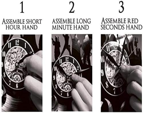 Horloge murale Friends en vinyle avec éclairage LED rétroéclairé