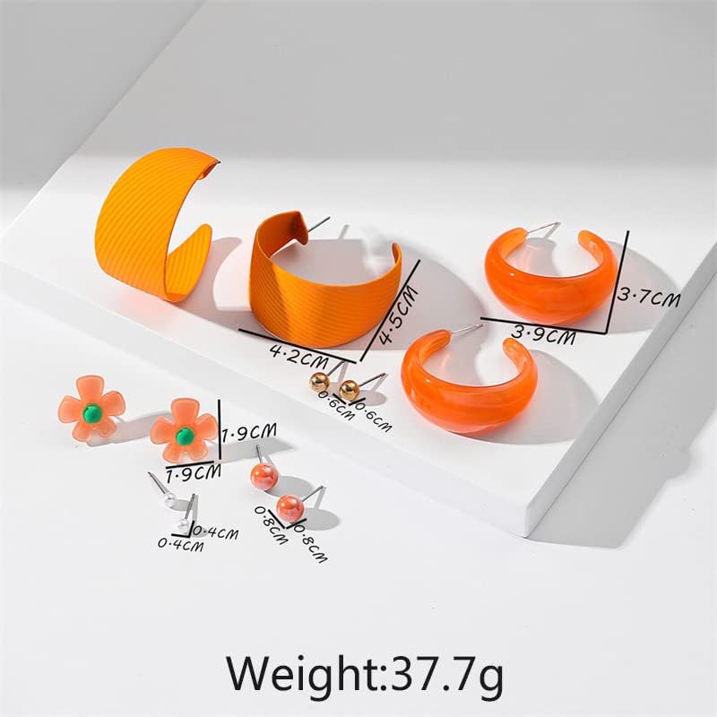 QTMY 33 Pairs Boho Earrings for Women Stud Earrings Dangle Earrings Trendy Earrings - Image 5