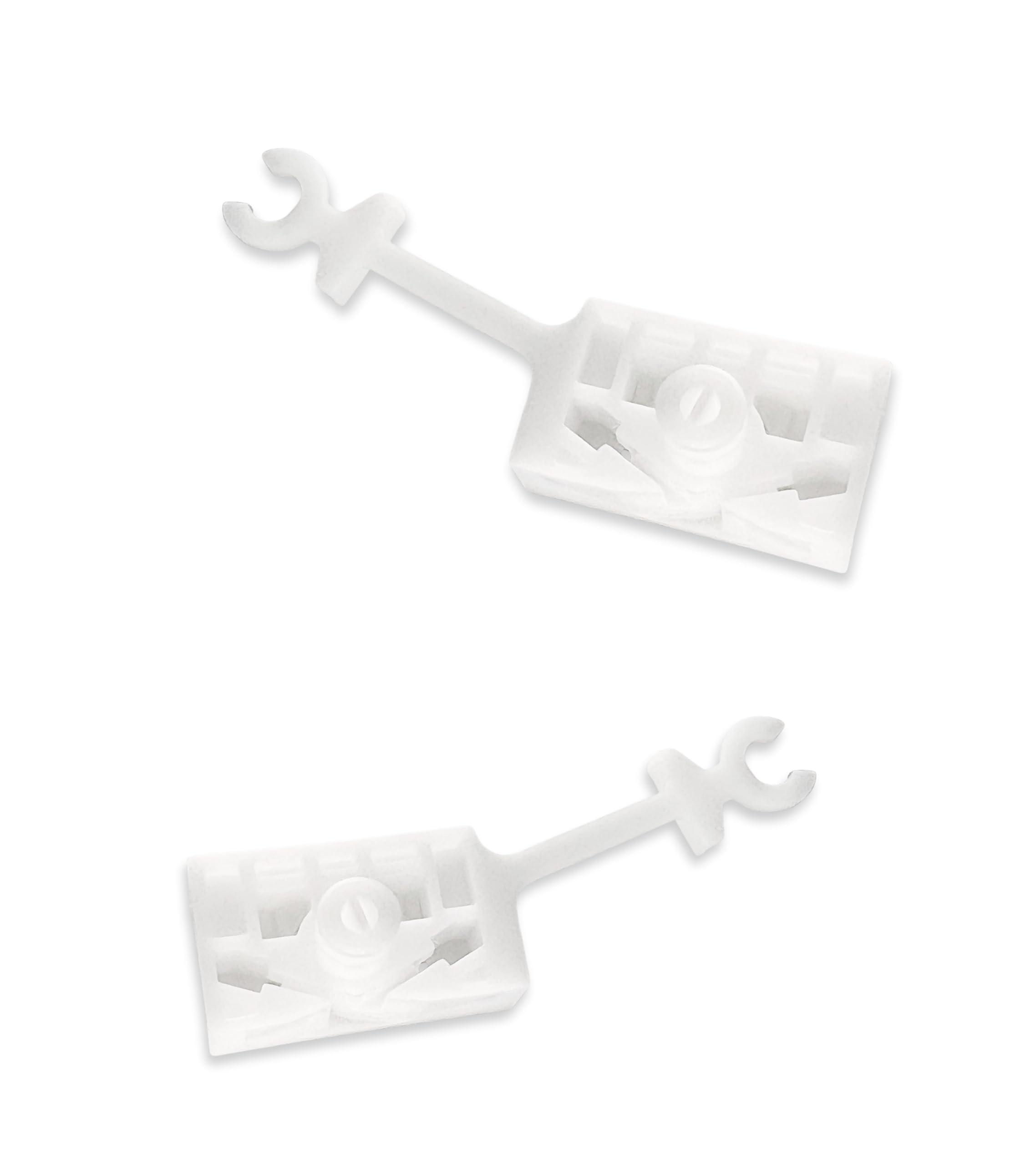 1neiSmartech Set 2 Clip Riparazione Regolatore Alzacristalli Finestra Porta Anteriore Destra e Sinistra Compatibile Con Alfa Romeo 147 2000–2010 Ricambio Aftermarket per Finestrino