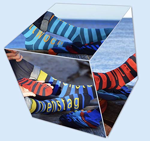 Weri Spezials Herrenstrumpfhose mit Eingriff in mehreren tollen Farben (50-52, kornblau)