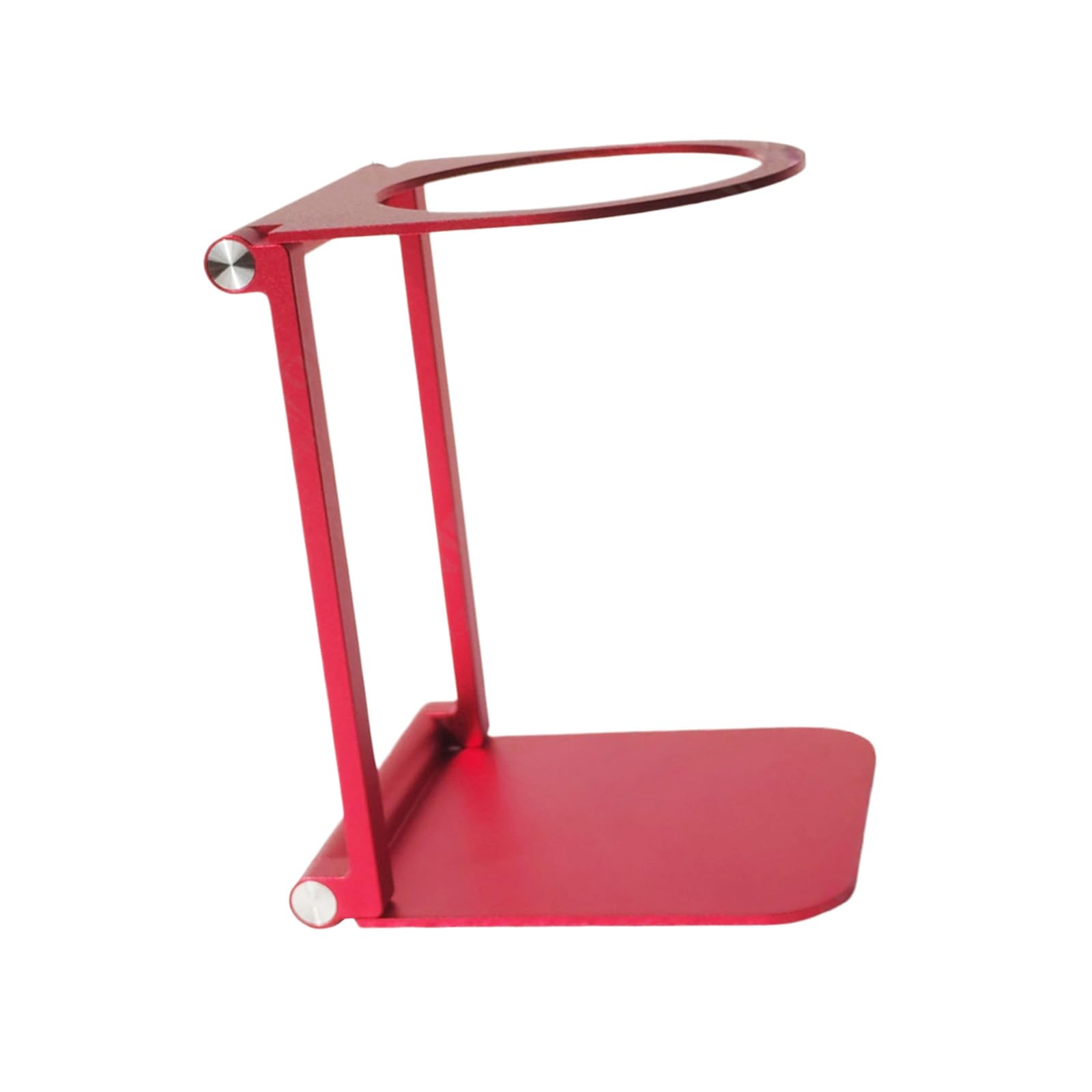 Sbshiouu Red Tough Foldable Coffee Maker Stand Space Saving Aluminum Frame Great For Backpacking Picnics And Kitchen Hiking Coffee Equipment
