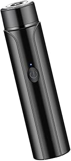 TEHAUX Afeitadora Eléctrica para Hombres Resistente al Desgaste, Compacta y Portátil, Batería de 300mah-500mah, Material Abs para Uso en Viajes y Exteriores