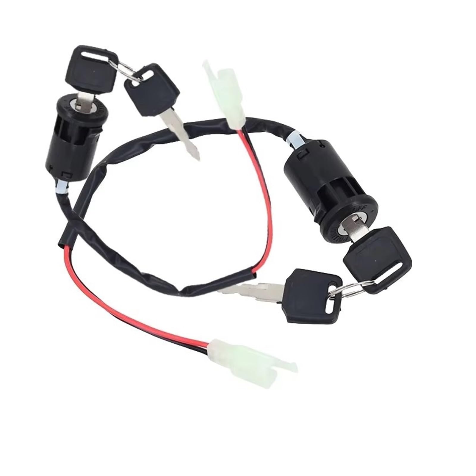 Per ATV Moto Interruttore Avviamento Per Serrature Porte Accensione + 2 Chiavi Interruttore Di Accensione(2PCS)