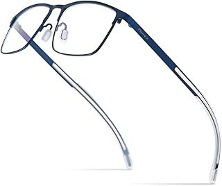 FONEX Titanium Glasses Frame,Men Square Myopia Optical Eyeglass Frame 8521