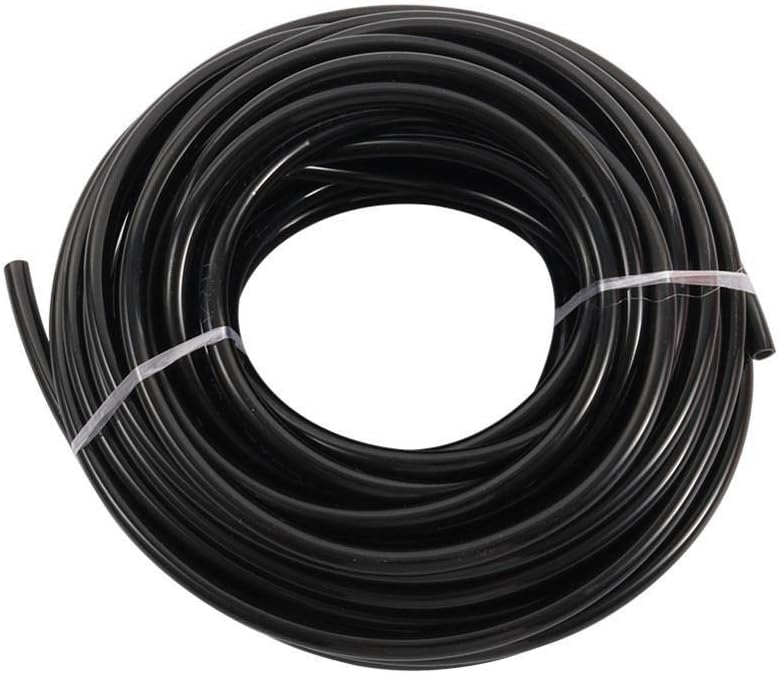 Quick Connect Garden Hose 10M 4 * 6mm Black PU Pipe Irrigation Watering Tube Pneumatic Aquarium Hose Air Compressor Hose Pipe Accessories (Lengh : 10 meters)