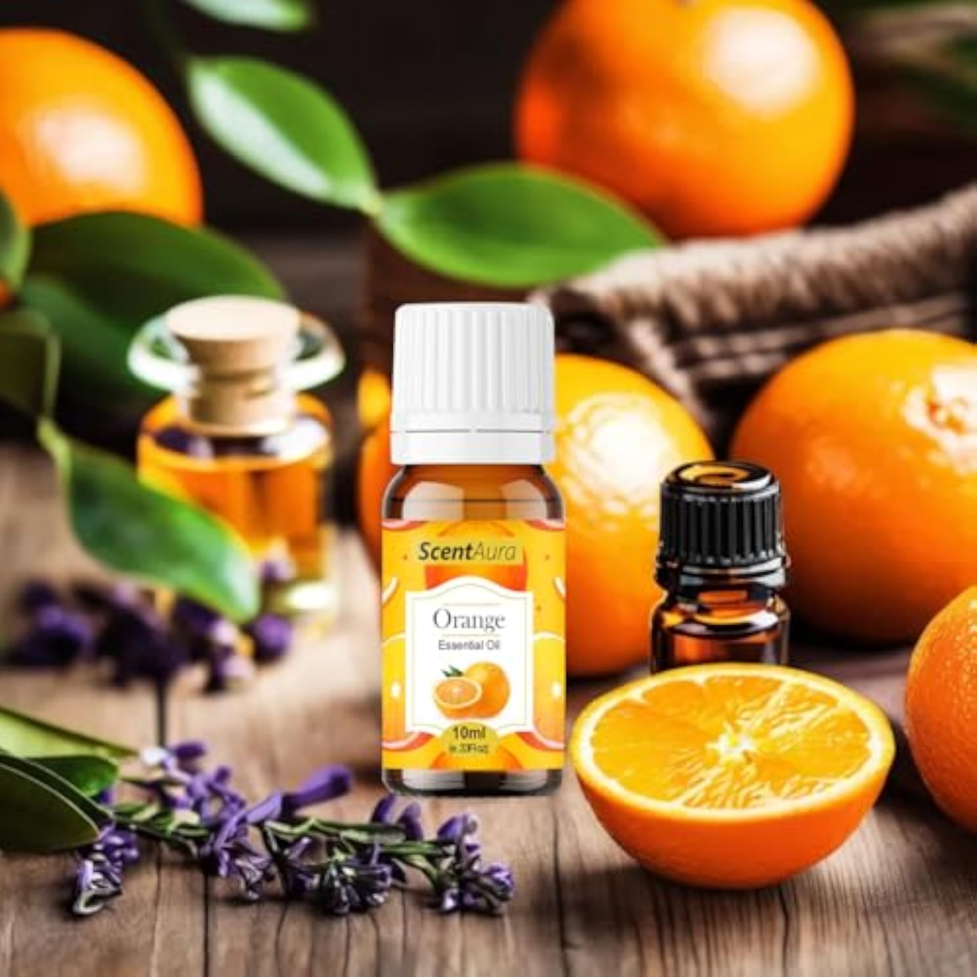 ScentAura Aroma Essential - Orange & Jasmine, Pack of 2