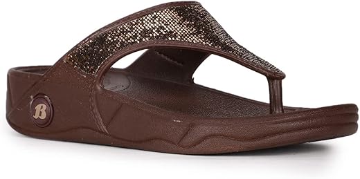 Bata Women's Platform Heel Sandal - DARK BROWN (5 UK) (5724121)