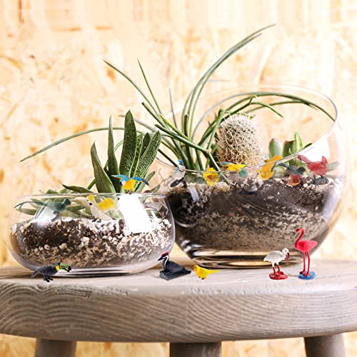 Zomiboo 18 Figurine di Animali Uccelli Realistici