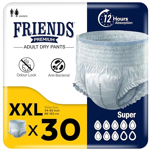 30 x Friends Unisex Incontinence Pants Super XXL (34-65 inches)