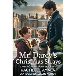 Mr. Darcy&rsquo;s Christmas Strays Audiolibro Por Rachelle Ayala arte de portada