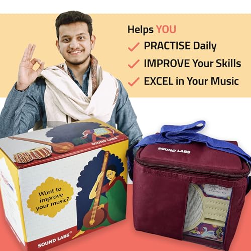 Image of Raagini Plus, Electronic Digital Tanpura Musical Instrument for Carnatic Tambura Shruti & Hindustani Music. Electric Drone Sound Box