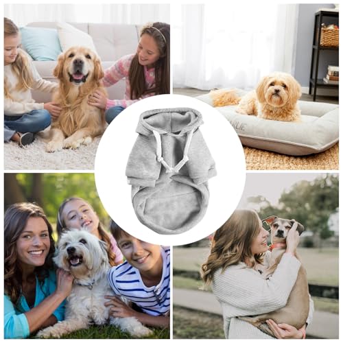 Chaqueta de invierno para perro con capucha adhesiva cortavientos 5