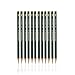Faber Castell Pencils, Castell 9000 Art graphite pencils, black lead B Pencil for writing, sketch, drawing, shading, artist, school supplies pencils - 12 pack (B)