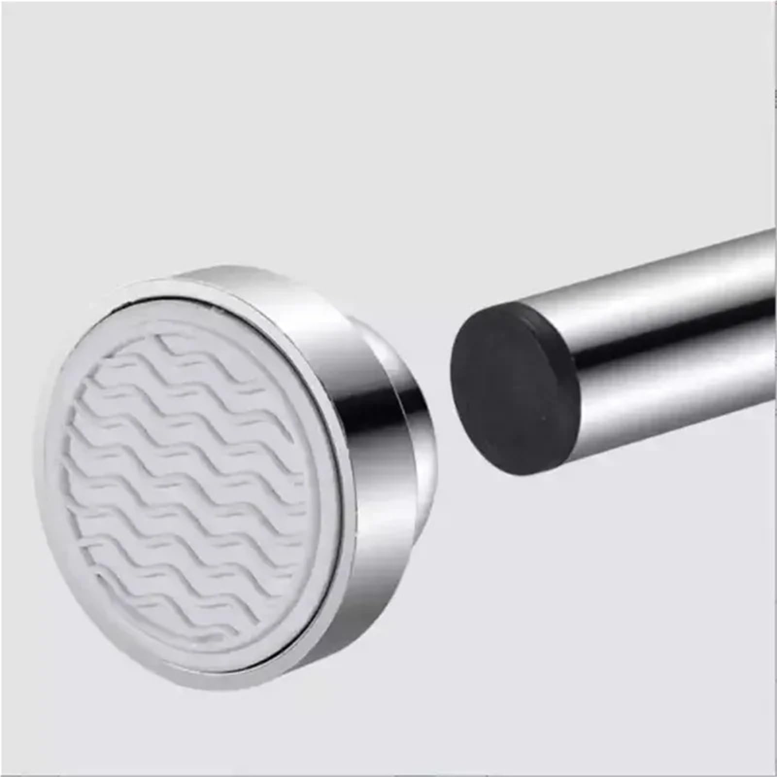 Tringle à rideau télescopique extensible, 2 pièces, for garde-robe, placard, vêtements, pôle de suspension for serviettes, salle bain, douche, cintre for Pour Salle de Bain(40-55cm)