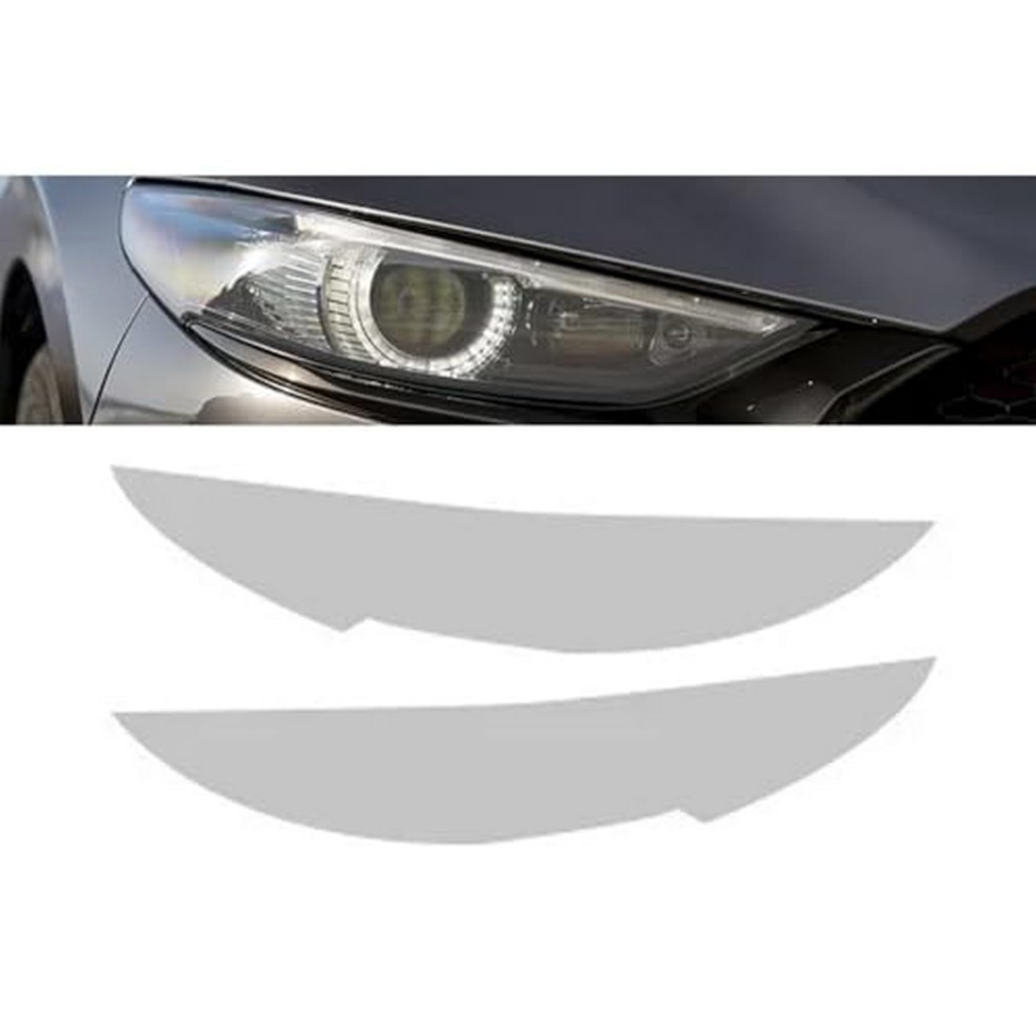 Film protection phare avant TPU transparent voiture Mazda 3 2019